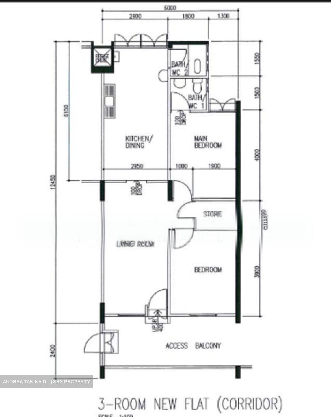 Blk 93 Geylang Bahru (Kallang/Whampoa), HDB 3 Rooms #531671771